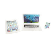 My Brittany's  White Laptop, Tablet, and Smart Phone for Kennedy and Friends Dolls-18 Inch Doll Clothes Accessories for American Girl Dolls