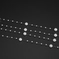thumbnail image 2 of 60m/roll 8+3mm Artificial Pearl DIY Ornaments Beads Curtain Wedding Festival Party Decor White, 2 of 3