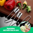 thumbnail image 3 of Red Bell Pepper Seed Corer,2024 New Stainless Steel Fruite Corer,For Vegetables Fruit Kitchen Gadget, 3 of 9