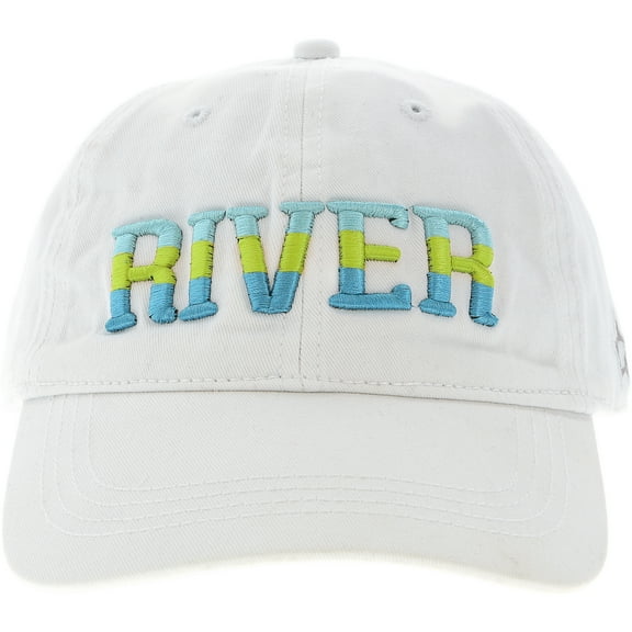 Pavilion Gift Company - River - White Adjustable Hat