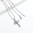 thumbnail image 6 of Infinity Religious Cross Urn Pendant Necklace for Ashes Cross Cremation Jewelry Human Pet Ashes Memorial Keepsake Jewelry, 6 of 7