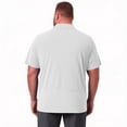 thumbnail image 5 of Big and Tall Essentials Men's Solid Golf Polo Shirt, Black, Sizes XLT-8XLT White 6XL, 5 of 6