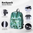 thumbnail image 4 of Goofa Teal Cactus Printed Backpack,Laptop Backpack,Durable Anti-Theft Travel Work Backpack,Water-resistant Backpack, 4 of 9