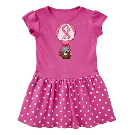 

Inktastic Pink Awareness Elephant Gift Baby Girl Dress