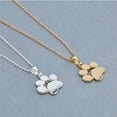 thumbnail image 3 of Buytra Fashion Women Cute Pets Dogs Footprints Cat Paw Pendant Chain Necklace Jewelry, 3 of 6