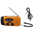thumbnail image 2 of LED Radio Flashlight,Hand Crank Solar Radio Emergency Radio Solar Radio Custom Engineered, 2 of 8