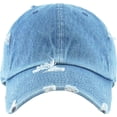 thumbnail image 3 of Kid's Vintage Distressed Dad Hat Junior Size Adjustable Baseball Cap, 3 of 4