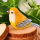 thumbnail image 5 of Adornos de PáJaros de Madera Estilo NóRdico Tallado una Mano en Madera DecoracióN ArtíStica de PáJaros ArtesaníAs de Animales en Miniatura Regalos para NiñOs,E, 5 of 5