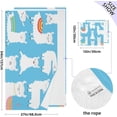 thumbnail image 3 of GZHJMY Cute Llama Alpaca Bath Towel Set, Pure Cotton Washcloth Lightweight and Highly Absorbent Quick Drying Towels for Bathroom（331）, 3 of 7