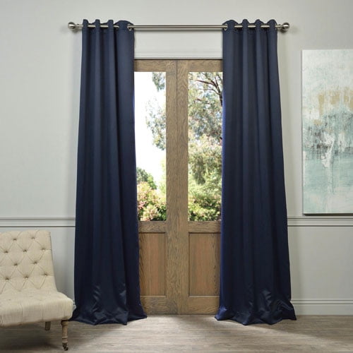 Eclipse Navy 120 Inch Blackout Curtain Pair 2 Panel Com Eclipse Navy 120 Inch Blackout Curtain, 120 Inch Long Blackout Curtains