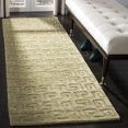 thumbnail image 3 of SAFAVIEH Soho Benson Geometric Wool Area Rug, Green, 8'3" x 11', 3 of 10