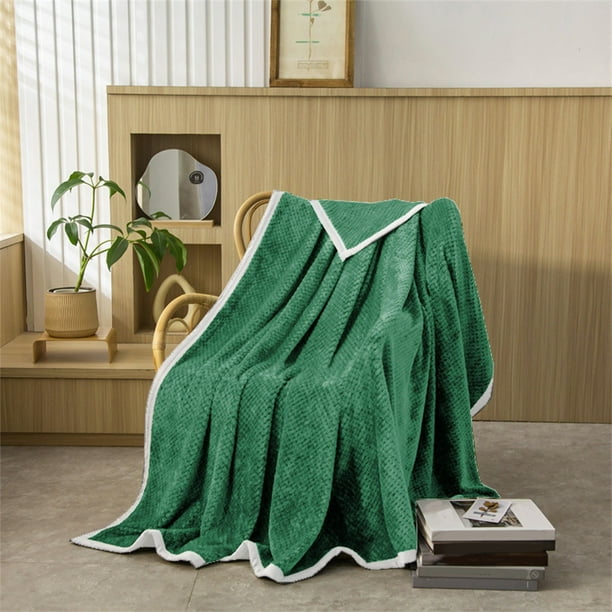 Office Napping Blanket Sofa Cover Blanket Pineapple Check Velvet Blanket