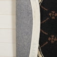 thumbnail image 5 of Safavieh Chelsea Imani Palm Tree Pineapple Lovers Wool Area Rug, Black/Ivory, 7'6" x 9'6" Oval, 5 of 9