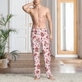 thumbnail image 2 of Logiee Valentine's Day gnome Print Pajama Pants for Men,Men’s Pajama Bottoms,Mens PJ Pants with Pockets & Button Fly-3X-Large, 2 of 6