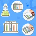 thumbnail image 2 of Tubo de ensayo Sticky Notes ANGOLIO Funny Science 30P con forma de corazón, 2 of 6