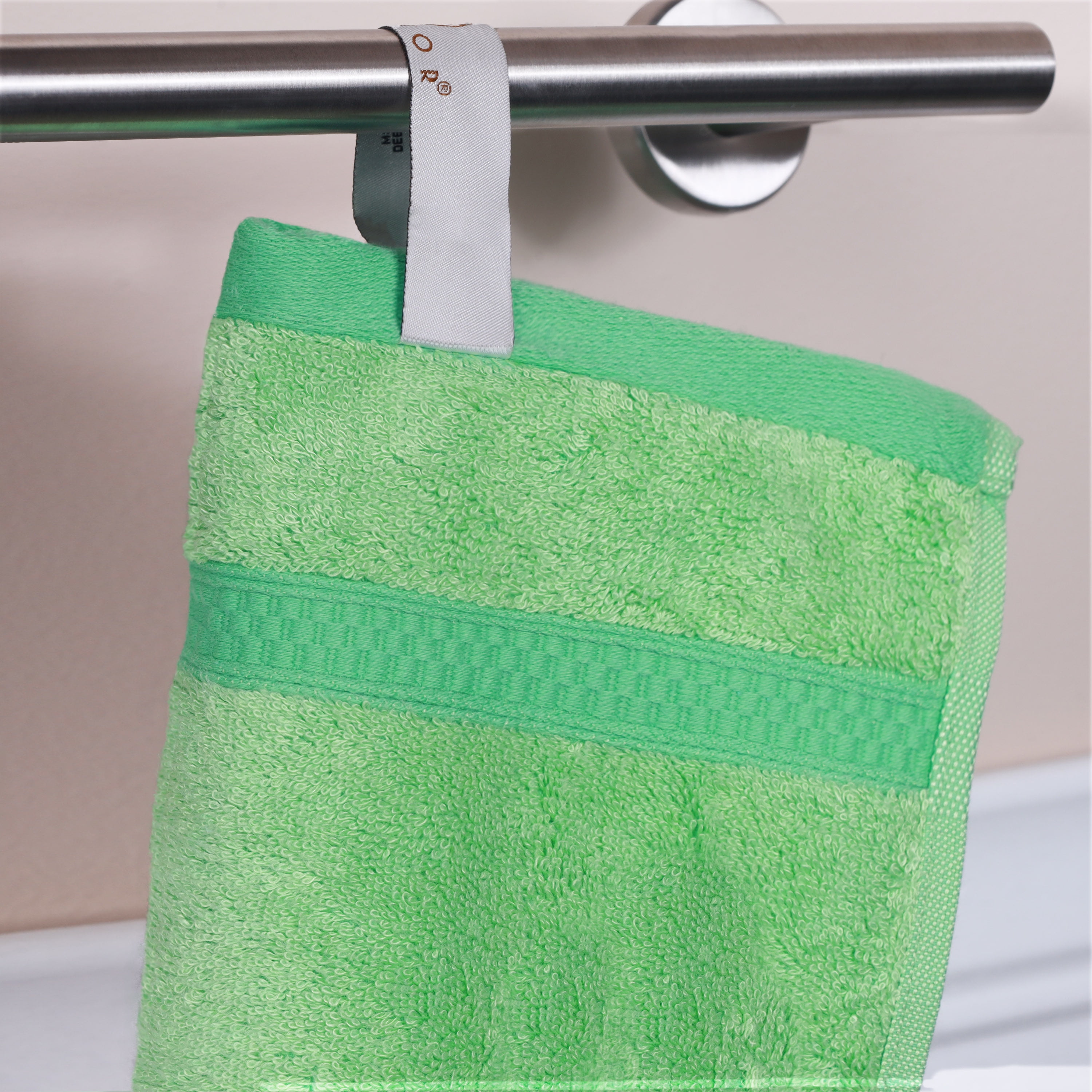 Meadowcove Rayon from Bamboo/Cotton Blend 6-Piece Face Hand, and Bath Towels Set , Sage by Blue Nile Mills