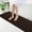 Brown, variant on Chenille Striped Bathroom Rugs 24x16, Extra Thick and Absorbent Bath Rugs, Non-Slip Soft Plush Shaggy Bath Carpet, Machine Wash Dry, Bath Mats for Bathroom, Navy