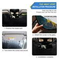 thumbnail image 2 of Qxltty Sunflower Gate Car Windshield Sunshades Foldable UV Rays Sun Visor Protector Keep Your Vehicle Cool 57×31.5in, 2 of 8