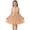 Khaki, variant on Young adult fashion Cute Dress for Girls Flower Girl Dress Pearls Tulle Dress for Wedding Kids Princess Communion Pageant Ankle Length Dresses with Bow-Knot