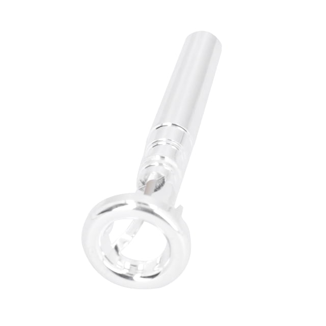 Tuba Mouthpiece, Brass Trumpet Mouthpiece Rustproof Practical Silver For Training
