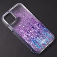 thumbnail image 3 of Liquid Glitter Case for iPhone 14 Plus and Belt Holster Pouch (Lavender Purple/Brown), 3 of 9