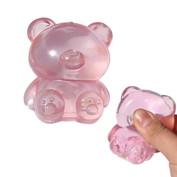 Cute Bear Stress Relief Desktop Fidget, Sensory Squeeze Accessory-1pc