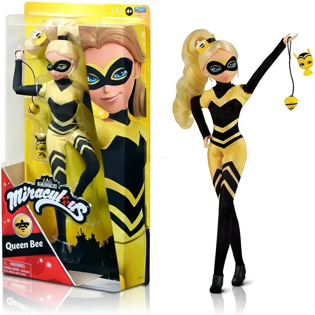 Figura de acción de PVC de Mariquita milagrosa de 27 cm, Marinette Rena Rouge, Cat Noir, juguete de moda, regalo de cumpleaños para niña