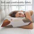 thumbnail image 6 of Boho Toddler Pillow Covers 16x24 Inch, Modern Abstract Art Leaves Cycle Stripes Geometric Decorative Pillowcase with Zipper, Microfiber Breathable Throw Pillowcases for Sofa Bed Living Room, 6 of 9
