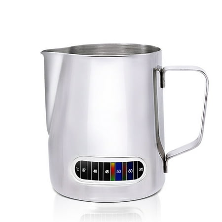 

Anself 1220oz Milk Frothing Pitcher with Display Stainless Steel Milk Frother Pitcher Jug Cup for Latte Art Barista