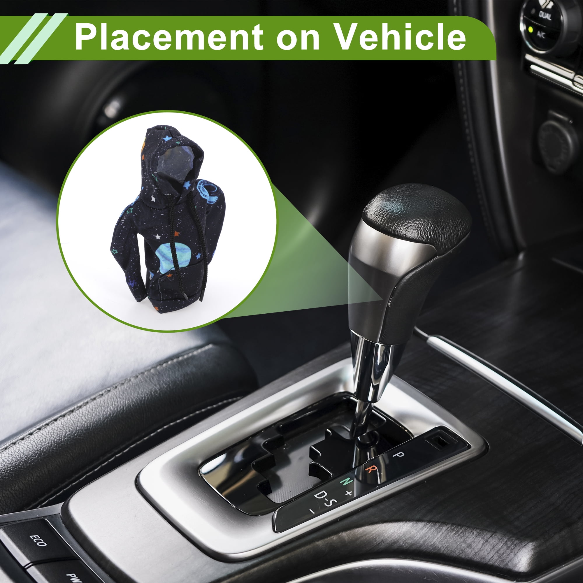 Unique Bargains Universal Gear Shift Knob Cover Decoration Stick Shifting Handle Protector