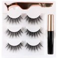 thumbnail image 1 of False Eyelashes and Glue Kit Long Dramatic Fake Eye Lashes 3 Pairs, 1 of 6