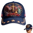 thumbnail image 2 of NIEWTR United States 250th Anniversary Hat USA 250th Anniversary Hat Adjustable Embroidery Patriotic Baseball Cap for Men Women(A,One Size), 2 of 9