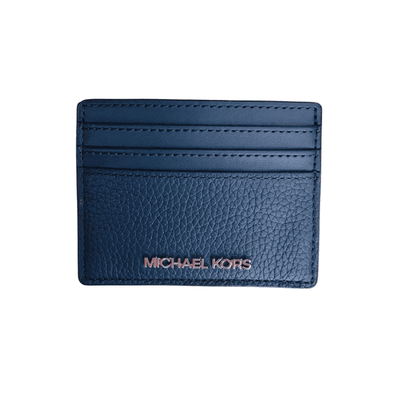 Tarjetero Michael Kors Jet Set Travel Piel granulada Azul