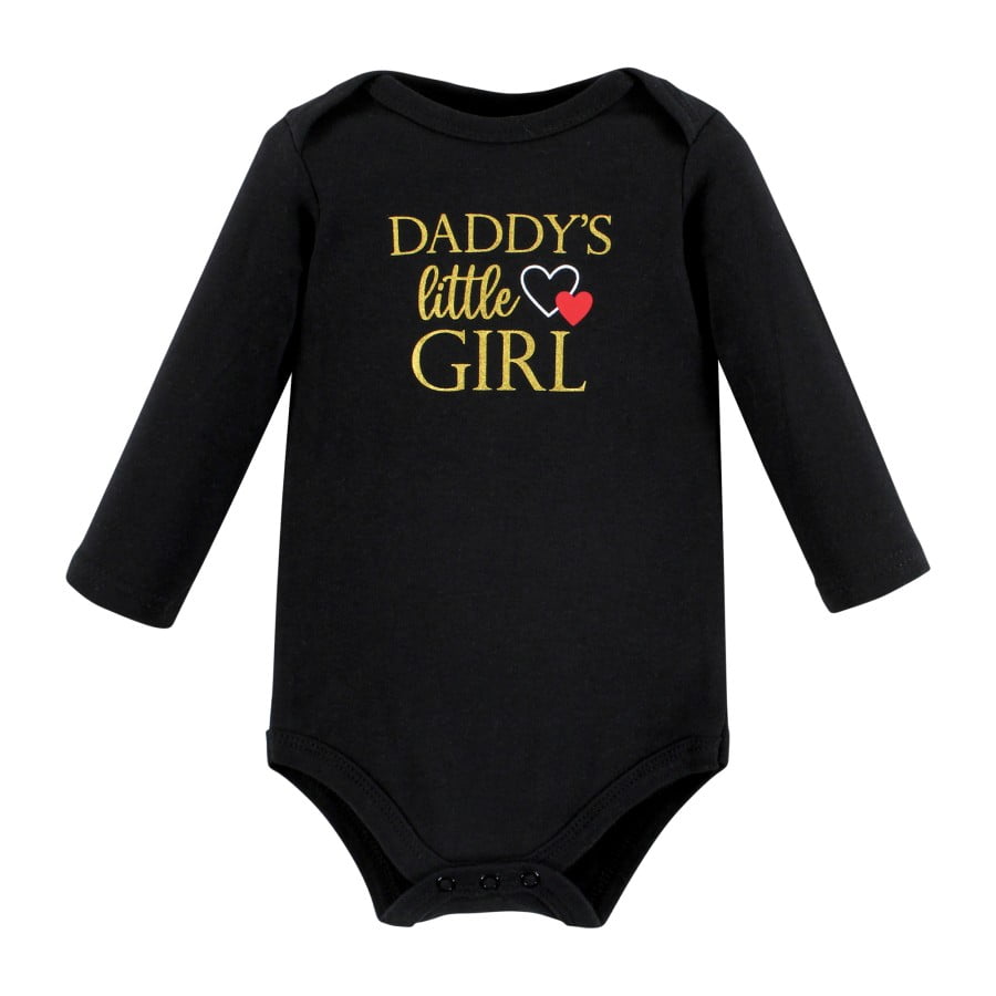 Hudson Baby Cotton Long-Sleeve Bodysuits, 3-Pack, Newborn- 24 Months