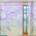 thumbnail image 2 of Floral Glitter Vintage Lights Semi Sheer Curtains Window Voile Drapes Panels Treatment-55x78in for Living Room Bedroom Kids Room, 2 Pieces, 2 of 4