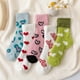 thumbnail image 4 of Calcetines gruesos de pelo para mujer - Material polar, cálidos y cómodos, talla única para números de pie 34-39, ideal para regalar en Navidad, 4 of 6