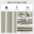 thumbnail image 4 of Juego de 2 paneles de cortinas opacas Joydeco Burg de 160 x 160 cm, 4 of 8
