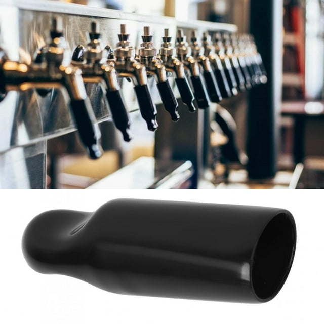 Nimomo 10 pièces Couvercle de Robinet de bière Noir Maison Robinet de bière Robinet Capuchon de Protection Bouchon Couvercle Accessoire de Production de bière