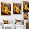 thumbnail image 4 of Designart "Sunlit Straw Tequila Yellow Cocktail Bliss I" Food & Beverage Canvas Wall Art - Traditional Yellow Cocktails Entryway Wall Art, 4 of 6
