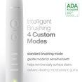 thumbnail image 7 of AquaSonic Vibe Electric Toothbrush Set - ADA Accepted, Rechargeable, 4 Modes, Travel Case, 8 Brush Heads - Optic White, 7 of 7