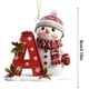 thumbnail image 3 of Adornos navideños, adornos navideños, regalos navideños, 26 letras, decoración para árbol de Navidad, colgante, adornos para árbol de Navidad, adornos navideños DIY, decoración navideña, decoración co, 3 of 9