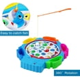 thumbnail image 4 of Angling Games Toy for Children 3 4 5 Years Old Boy Girl Board Games with Fish Toy Fishing Rod Musical Games Educational Game Toy Gift for Children 3 4 5 6 Years Old, 4 of 5