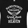 thumbnail image 4 of Inktastic Handpicked for Earth by My Great Aunt in Heaven Boys or Girls Toddler T-Shirt, 4 of 5