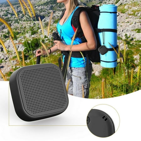 Compact Portable Bluetooth 5.1 Stereo Speaker Enhanced Bass High Power Audio Unit with Long Wireless Connection Range Synchronous Dual Device Pairing TF Card Playback Support