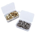 thumbnail image 3 of WHAMVOX Metal Fasteners 500Pcs Small Brads for Paper Crafting and Scrapbooking with Round Shape, 3 of 6