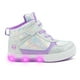 thumbnail image 1 of Tenis Luces Niña Bota Bubble Gummers Arcoiris 14-20 plateado 15, 1 of 5