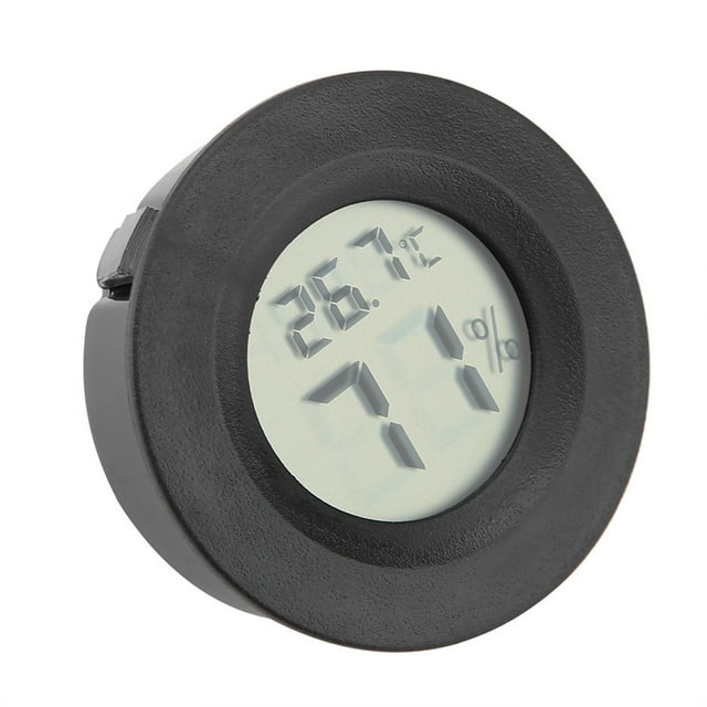 Reptile LCD Hygrometer,Mini Digital LCD Thermometer Humidity Meterfor Reptile Reptile LCD Thermometer Striking Appearance