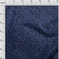 thumbnail image 3 of oneOone Cotton Poplin Twill Blue Fabric Paisleys Sewing Craft Projects Fabric Prints By Yard 56 Inch Wide, 3 of 4