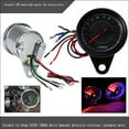 thumbnail image 4 of jiaping Motorcycle 13000RPM meter Gauge Meter Led Backlight 12V Chrome, 4 of 9