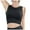Black, variant on VISALY tank top with built in bra for women, Women's Wireless Outdoor and Indoor Running Yoga Sports Bra, Racer Back Tank Tops Womens Built In Bra Racer Back Sports Bra Crop Top Sports Bra, Blue,M
